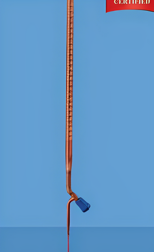 - BURETTES With Boroflo stopcock, NABL Certified, Class A, Amber, with Individual Calibration Certificate