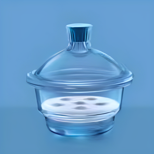 DESICCATOR SET With Cover & Porcelain Plate