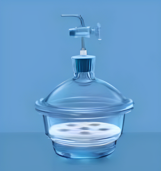 VACUUM DESICCATOR SET With Cover & Porcelain Plate